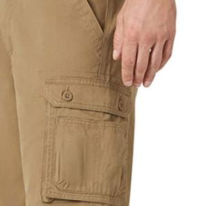 Pantalones Cortos Cargo para Hombre, Transpirables, con Logotipo Personalizado, Ajustados, a la Moda, con 6 Bolsillos y Cordón Ajustable - Product Image 4