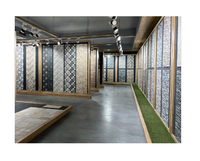 Isolation thermique indienne 300x600 Extérieur Finition mate Effet 3D Pierre Brique Design Carreaux muraux Antidérapant et résistant à l'eau