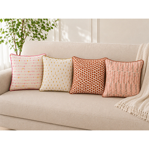 Luxury 100% Linen Printed Pillow <b>Cover</b> | Elegant Decorative <b>Cushion</b> <b>Cover</b> for Modern Interiors Pillow <b>Cover</b> for Modern Home - Product Image 5