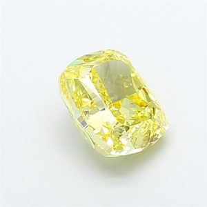 Diamante Sintético Suelto de 3.52 Quilates, Corte Cojín, Amarillo Intenso Fantasía, Cultivado en Laboratorio, Claridad VS2, Corte Excelente, Certificado IGI - Product Image 2