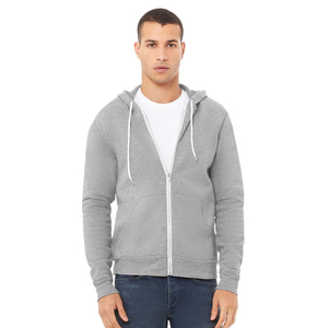 Mens soft zip hoodie created for warmth comfort and freedom of movement with a clean modern appearance for daily use OEM - Product Image 1