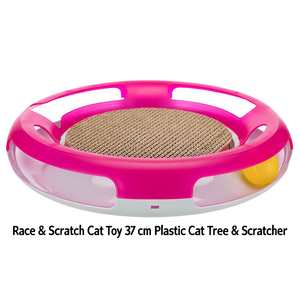 Juguete para Gatos Race & Scratch, Árbol para Gatos y Rascador de Plástico de 37 cm - Product Image 2