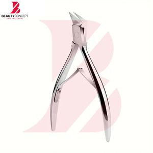 Cortacutículas de acero inoxidable personalizados con logotipo propio para uso en salones de belleza, herramienta de manicura duradera con mango de fácil agarre. - Product Image 3