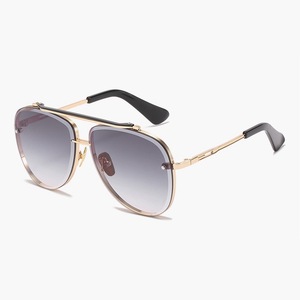 Gafas de Sol de Doble Puente Metálicas Modernas y de Alta Calidad RTS Trending 2026 con Protección UV para Unisex - Product Image 4