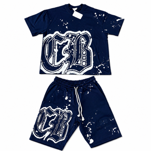 Conjunto Oversize para Hombre, Tendencia 2026, Impresión Personalizada, Ropa Urbana de Verano, OEM, ODM, Marca Privada - Product Image 6