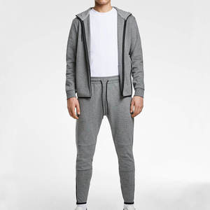 Custom Men's Modern Casual Tracksuit Premium Cotton Hoodie <b>Set</b> Private Label OEM Manufacturer - Product Image 1