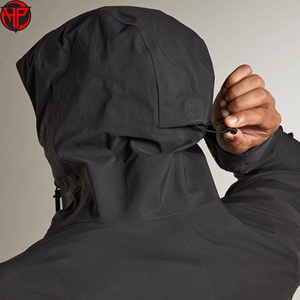Chaqueta Softshell Impermeable, Transpirable y Cortavientos con Capucha y Logotipo Frontal, Diseño de Moda Formal de Invierno Unisex, en Oferta - Product Image 6