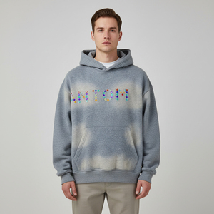 เสื้อฮู้ดปักลายสำหรับฤดูหนาวแบบยูนิเซ็กซ์ สำหรับผู้ชาย ผู้หญิง และวัยรุ่น ไซส์พลัส - ขายส่งจากโรงงานโดยตรง - Product Image 5