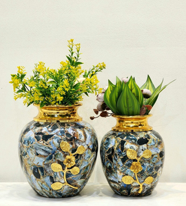 Vases en métal de décoration d'intérieur haut de gamme, vases de sol, vases de table, accessoires de décoration d'intérieur, design élégant, ODM disponible, vente en gros - Product Image 5
