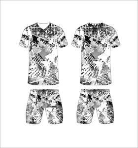Custom Sublimated <b>Volleyball</b> Jersey and Shorts <b>Set</b> V-Neck Short Sleeve Moisture Wicking Athletic Wear Adults Unisex All Season - Product Image 1