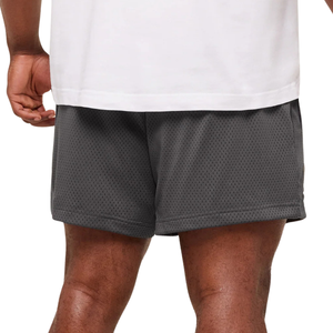 Pantalones Cortos Deportivos de Malla para Hombre, para Levantamiento de Pesas, 5 Pulgadas, Transpirables, para Entrenamiento, Gimnasio, Fitness, Color Gris Ónix - Product Image 2