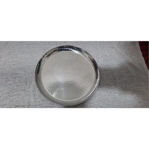 Plateau de service décoratif en or/argent pour banquets élégants, mariages et événements de restauration - Product Image 6