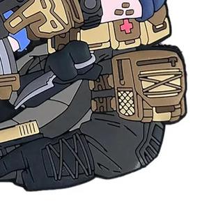 แพทช์ PVC ขายส่งจำนวนมากสำหรับเสื้อผ้า สินค้าขายดีที่สุด แพทช์ผ้าทวิลล์แบบกำหนดเอง แพทช์ PVC - Product Image 6