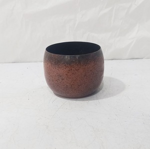 Maceta Redonda de Metal, Moderna y Decorativa, para Interiores y Exteriores, Maceta Pequeña de Hierro, Acabado Rústico, Maceta de Jardín - Product Image 5