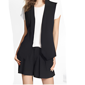 Gilet de sécurité professionnel pour femme, décontracté, en viscose, printemps, avec poches ouvertes sur le devant, fermeture éclair, haute visibilité, réfléchissant, porte-radios, personnalisable - Product Image 1
