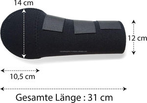 Protector de Cola de Caballo Ajustable Antideslizante con Cierres de Velcro, Vendaje Transpirable para Exhibiciones y Uso en Establos - Product Image 3