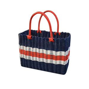 Cestas de Picnic Plegables de Ratán Natural, Hechas a Mano, Estilo Americano Vintage, Ecológicas, para Almacenamiento y Camping - Product Image 1