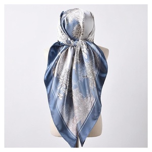 Women's Square Polyester Scarf Floral Print Digital Printing Elegant Multi-Functional Fashion Accessory All Seasons - Product Image 1