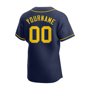 Maillot de baseball et de softball personnalisé de haute qualité 100% polyester avec logo et couleur sur mesure, vente en gros, vêtements de sport pour hommes - Product Image 5