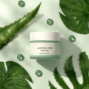 Gel Visage Naturel Apaisant et Hydratant Anti-Acné à l'Aloe Vera et au Neem – Soin de la Peau – Marque Privée OEM ODM pour Tous Types de Peau - Product Image 2