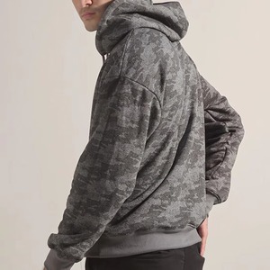 เสื้อฮู้ดผู้ชายผ้าฟลีซเนื้อแน่น ทรงปกติ โพลีเอสเตอร์/คอตตอน 400 กรัม ระบายอากาศได้ดี มีกระเป๋า ป้องกันรอยยับ แห้งเร็ว สวมใส่สบายๆ สำหรับฤดูใบไม้ร่วง - Product Image 6