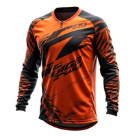 Harga Grosir Pakaian Balap Motor & Mobil Custom Made MOQ Berkualitas Tinggi, Jersey & Kaos Motocross Populer untuk Dijual