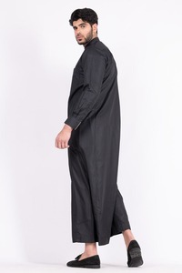 Men Juba Comfortable Muslim Long Robe Traditional <b>Islamic</b> <b>Clothing</b> Modest Loose Fit Breathable Material - Product Image 2