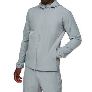 Chaqueta Deportiva de Secado Rápido de Alta Calidad Personalizada al por Mayor para Hombre, Ajustada, para Deportes al Aire Libre, Correr, Cortavientos - Product Image 1