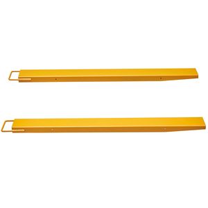 Estensioni per Forche da Pallet in Acciaio al Carbonio Resistenti, Lunghezza 60 Pollici, Larghezza 4,5 Pollici, per Carrelli Elevatori, 1 Paio - Nuove - Product Image 1