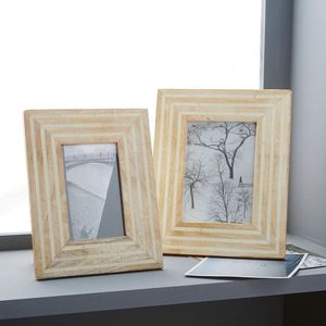 Cadre photo en os incrusté, support photo de luxe pour chambre à coucher, salon et décoration de table - Product Image 2