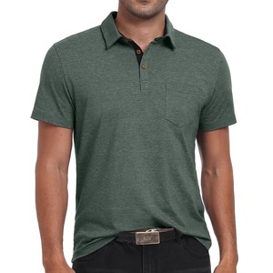 Polo Premium pour Homme avec Logo Personnalisé Brodé, T-shirt en Coton, Polo de Golf, Vêtements de Sport, Tenue Décontractée ou Professionnelle - Product Image 3