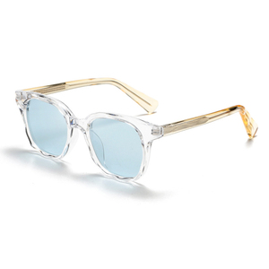 LMAMBA 2554 Fashion Trend Retro Polarized Shade Designer Custom Logo Classic Unisex TR90 Round Frame Women <b>Sunglasses</b> 2025 - Product Image 5