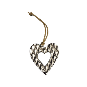 Décoration de Noël suspendue en métal massif avec finition plaquée, design festif pour la maison - Product Image 4