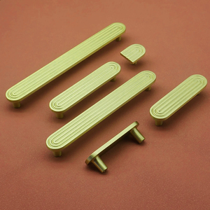 Solid Brass Furniture Cabinet <b>Handles</b> <b>Door</b> Knobs Cupboard Drawer <b>Pulls</b> Home Decor Retro Hardware - Product Image 1