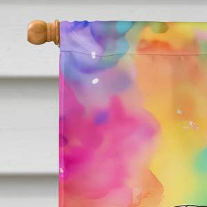 Hippie Animal oveja bandera grande para porche manga poste decorativo patio Banner ilustraciones Multicolor poliéster casa tamaño colgante de pared - Product Image 3