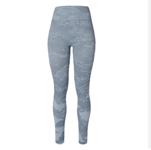 Leggings de sport respirants pour femmes, taille haute élastique, imprimé simple et coloré - Product Image 5