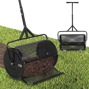 Spandiconcime da Giardino da 24 Pollici con Pompa e Riduttore per Terra, Sabbia e Fertilizzante - Product Image 1