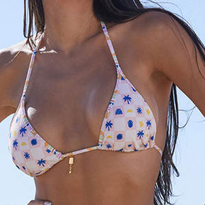 Conjunto de Bikini Personalizable de Alta Calidad 100%, Traje de Baño de 2 Piezas Premium, Fabricante de Ropa de Playa que Ofrece Servicios OEM para Venta al Por Mayor - Product Image 5