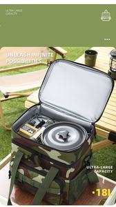 modern urban <b>insulated</b> meal bag large capacity thermal storage for fresh food and rugged outdoor dining - Product Image 5