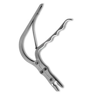 Pince de réduction orthopédique pour maintien osseux, instrument chirurgical en acier inoxydable, mâchoire incurvée, poignée verrouillable par QASIDEN INSTRUMENTS - Product Image 2