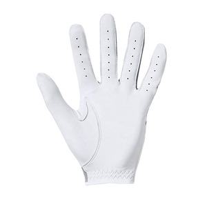 Gants de golf en cuir de cabretta de mouton pour hommes et femmes, marque privée, couleur blanche, prise en main facile, sangle de poignet réglable, fermeture auto-agrippante - Product Image 3
