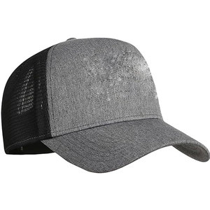 หมวกแก๊ปตาข่ายสีดำแบบยูนิเซ็กซ์ 6 แผง ปรับขนาดได้ด้วย Snapback สีพื้น ระบายอากาศดี สไตล์ลำลอง ใส่ได้ทุกฤดู - Product Image 3
