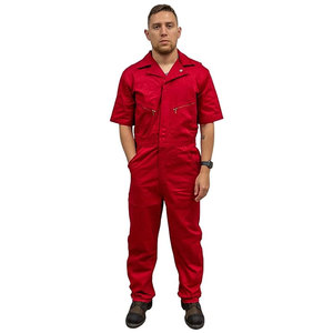 Cotton Outdoor Workwear FR <b>Construction</b> Cargo Anti Static Coverall Safety Reflective Uniform Worker <b>Overall</b> Men Durable - Product Image 1