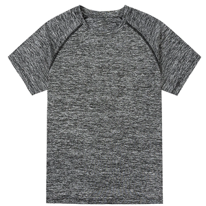 Camiseta deportiva unisex personalizada de secado rápido, cationica, para gimnasio, venta al por mayor, camiseta de running para hombre, talla grande, camiseta raglán para hombre - Product Image 2