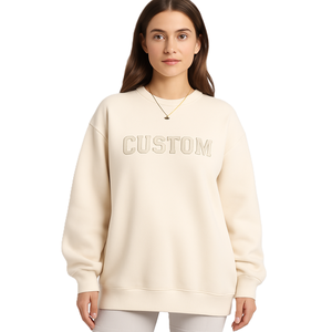 Sudaderas con Cuello Redondo Unisex, Diseño Personalizado, Bordadas, 100% Algodón, Talla Grande, Manga Larga, Estilo Casual - Product Image 2
