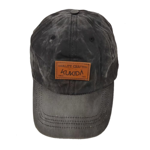 New Hot Custom Design Distressed Jeans <b>Baseball</b> 6-Panel Dad <b>Caps</b> Men <b>Plain</b> Denim Embossed Common Adjustable Silver Copper Buckle - Product Image 3