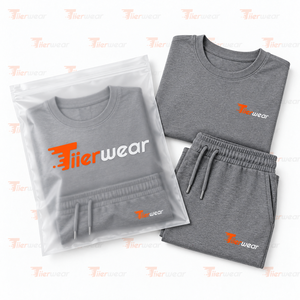 Men's Gray Cotton <b>T</b>-<b>Shirt</b> and Shorts Set Solid <b>Color</b> Front Logo Print Breathable Knitted Summer Casual Wear Men <b>Shirts</b> & Shorts - Product Image 6