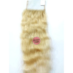 Cheveux indiens Remy ondulés naturels blonds 613 pour fermetures en dentelle avec une densité de 150 % - Product Image 4