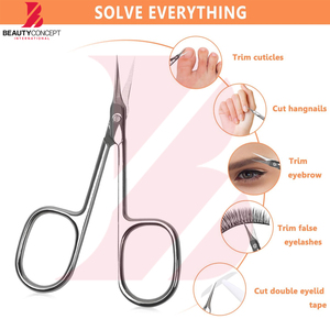Ciseaux à cuticules légers et durables en acier inoxydable, pour manucure et pédicure professionnelle, outil de beauté de précision pour le soin des ongles - Product Image 3