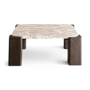 Mesa de Centro Moderna de Madera Sólida, Muebles Ecológicos de Primera Calidad para Sala de Estar y Restaurante, Fabricante OEM al por Mayor - Product Image 2